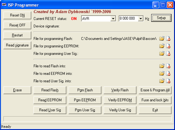 Программа открывающая файл sig. ISP программа. Flash Erase EEPROM. Программа сигу. Операция сравнения в ISP software.
